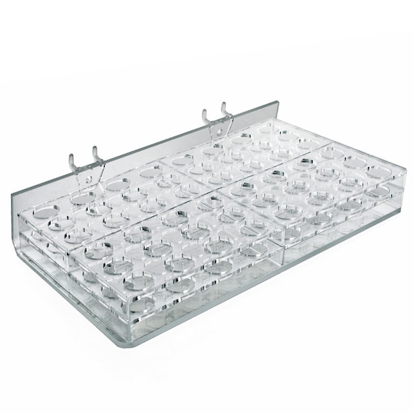 48-Compartment Tray - round Slot 0.9375", PK2